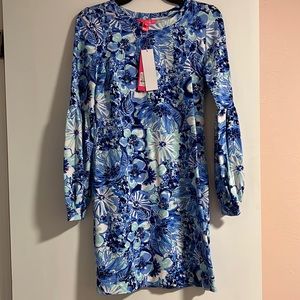NWT Lilly Pulitzer Bartlett Dress in Coastal Blue